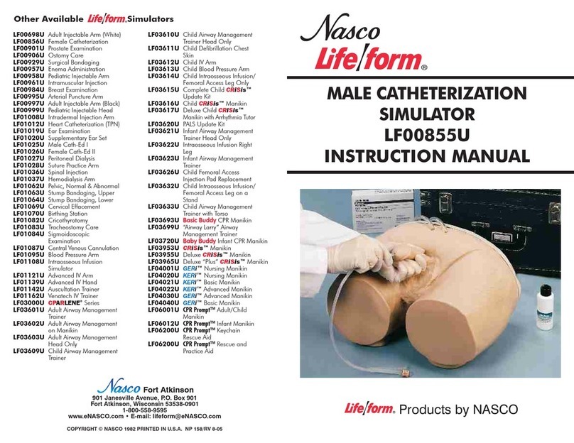 Nasco Life/form LF00855U instruction manual