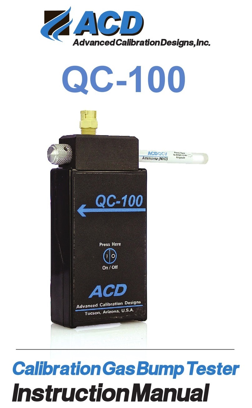ACD QC-100 instruction manual