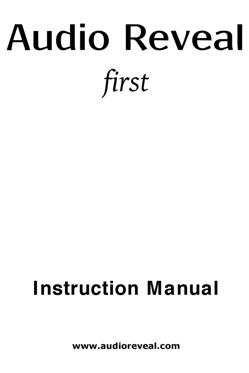 Audio Reveal first instruction manual