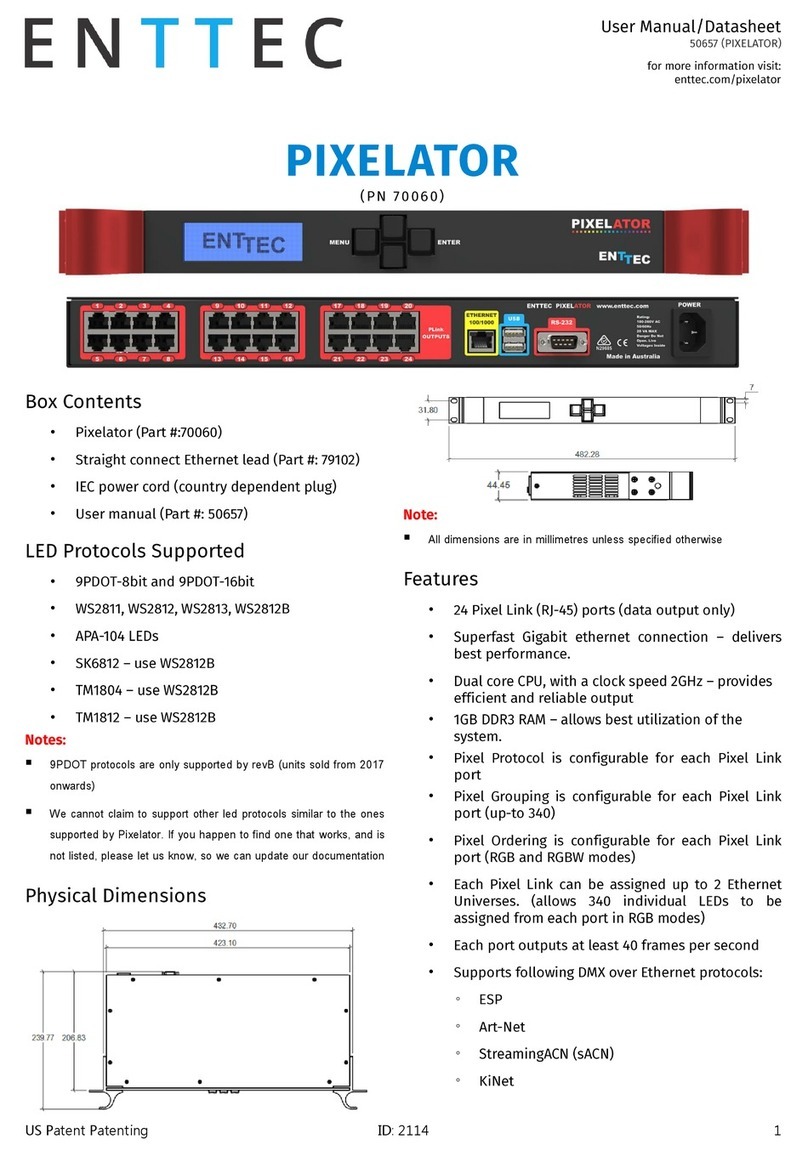 Enttec Pixelator User manual