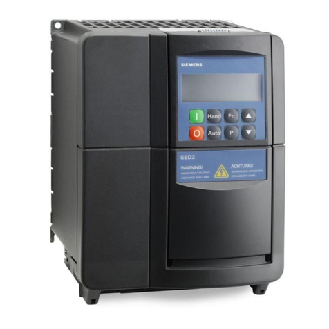 Siemens SED2 Series User guide