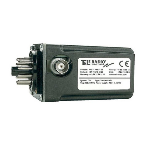 Tele Radio T60RX-01APL manual