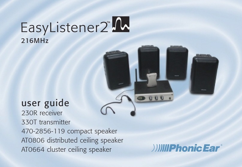 Phonic Ear EasyListener 2 User manual