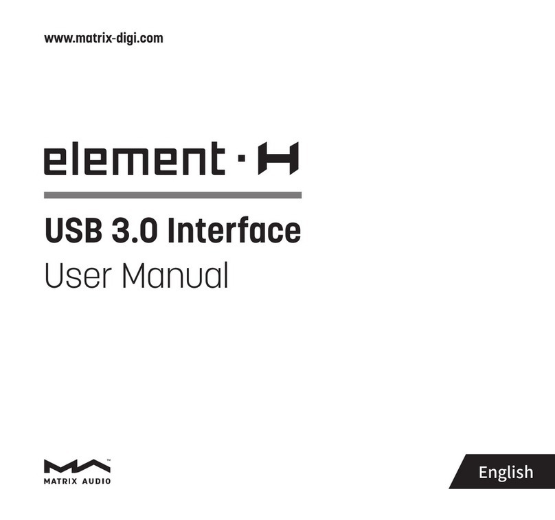 Matrix Audio element-H user manual