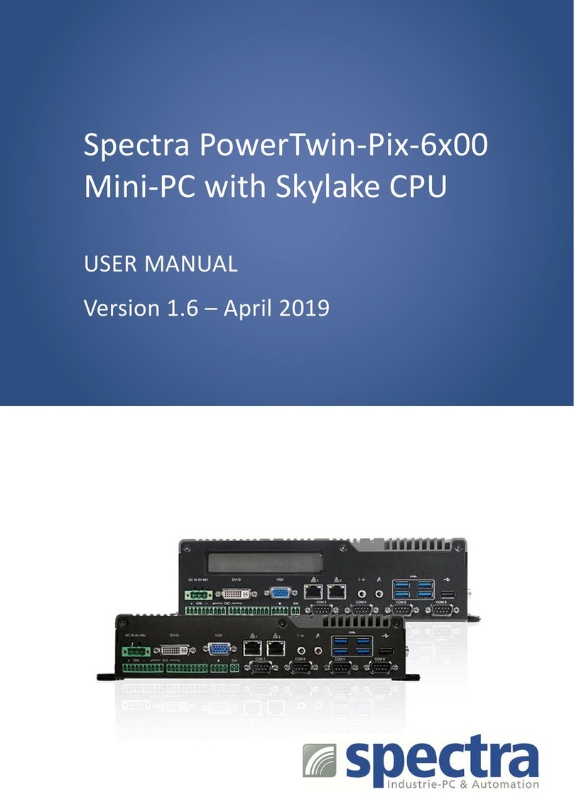Spectra PowerTwin-Pix-6x00 Series User manual