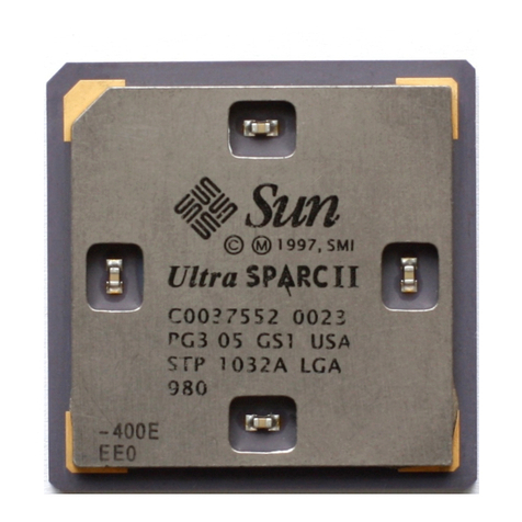 Sun Microsystems UltraSPARC-I User manual
