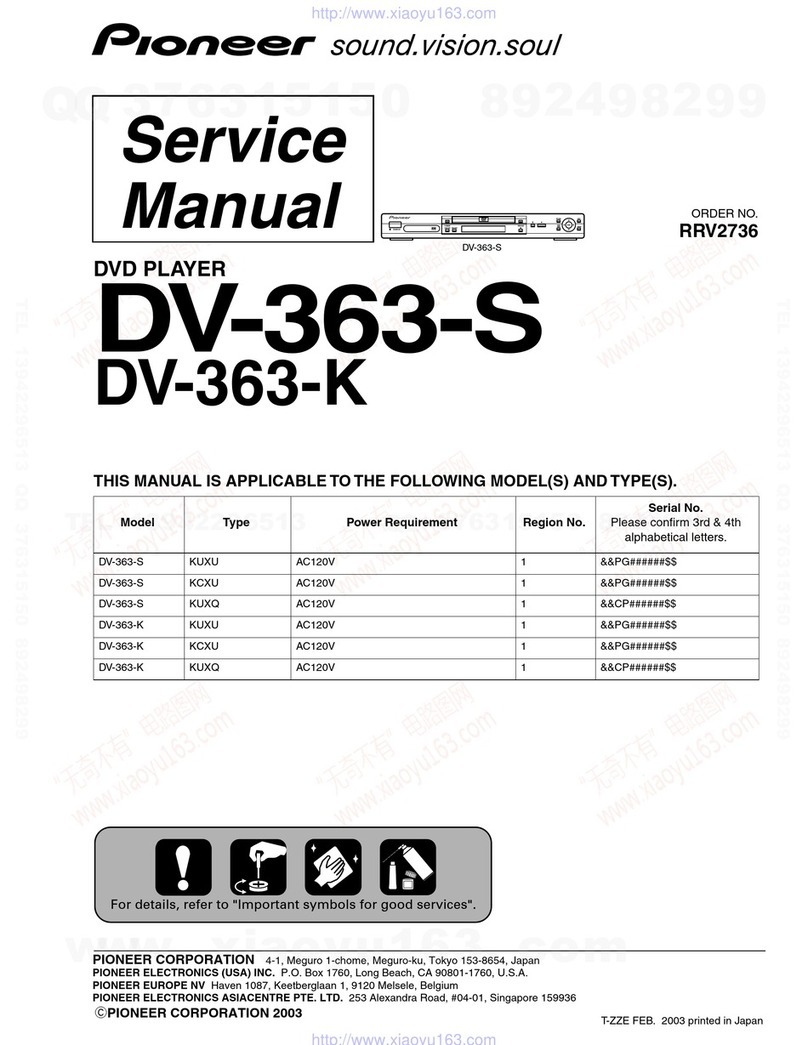 Pioneer DV-363-S User manual