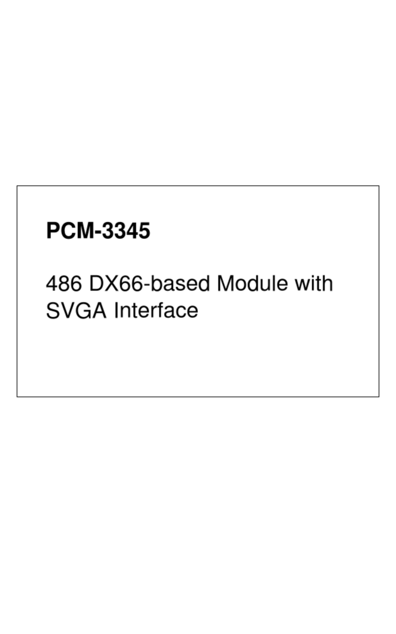 Advantech PCM-3345 User manual