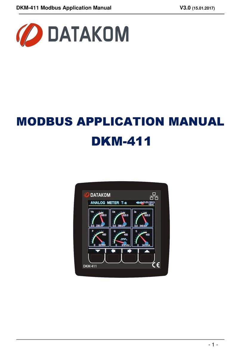Datakom DKM-411 Applications manual