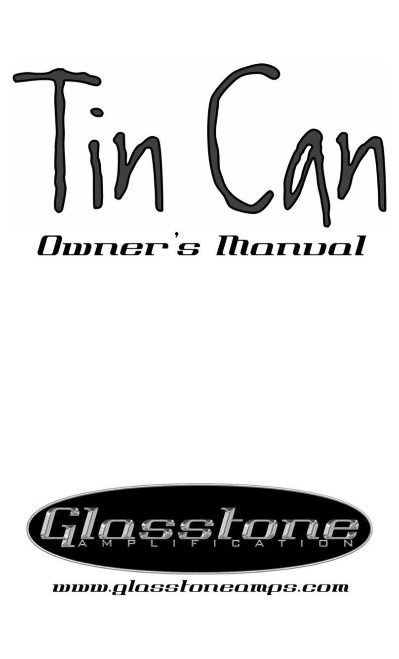 Glasstone Tin Can owner's manual