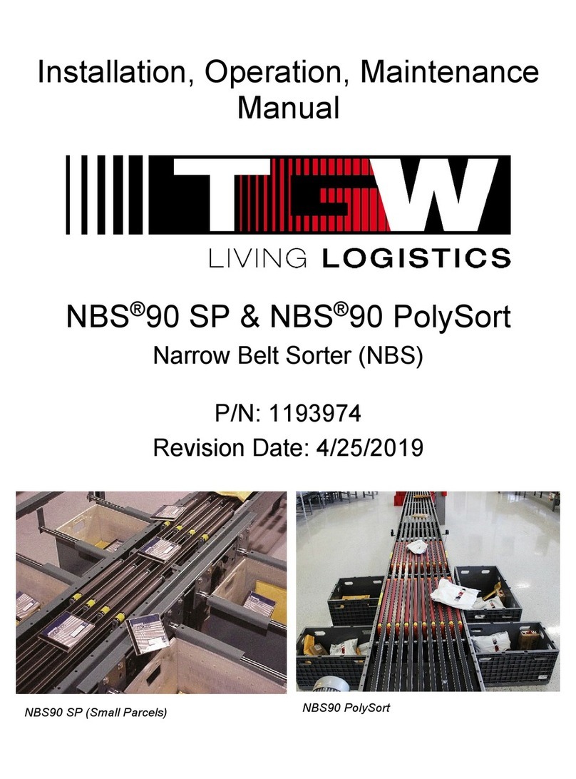TGW NBS 90 SP Installation, operation & maintenance manual