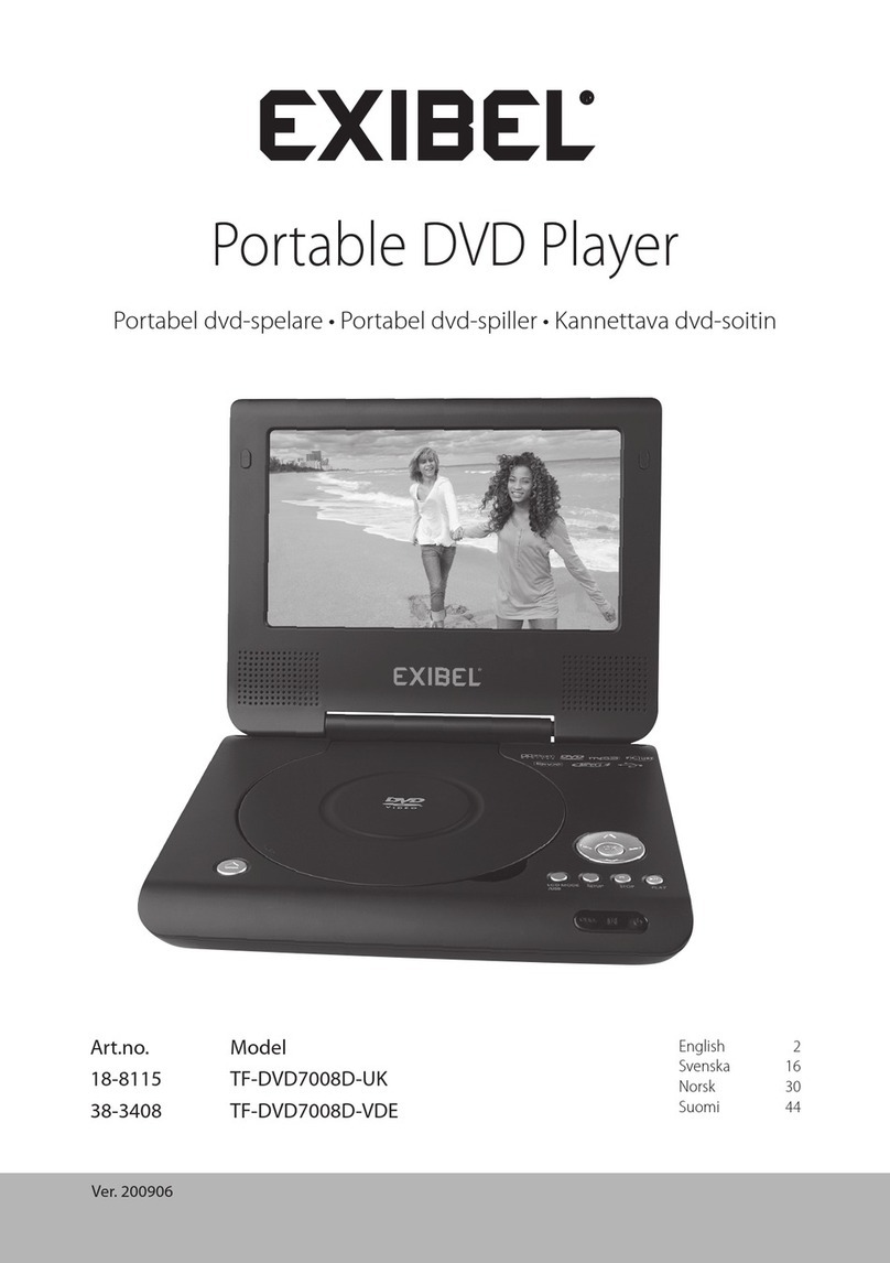 Exibel TF-DVD7008D-VDE manual
