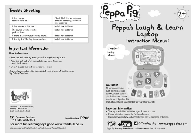Peppa Pig PP02 instruction manual