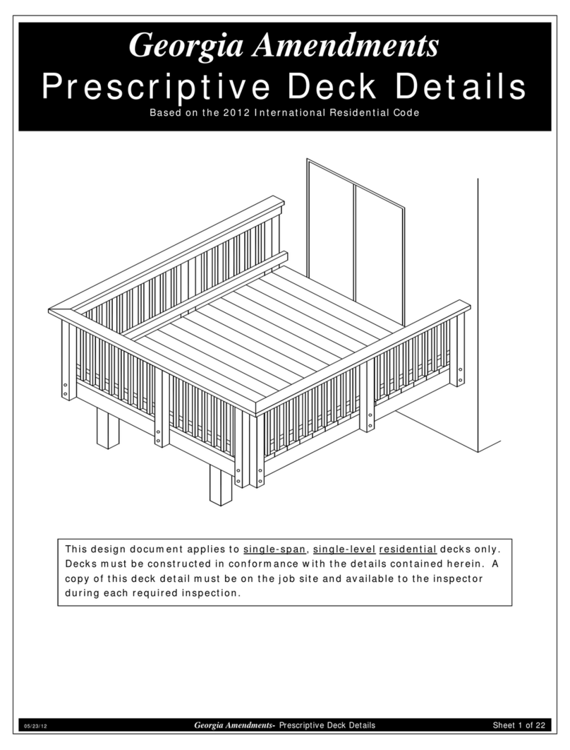 Georgia Amendments Prescriptive Deck Details User manual