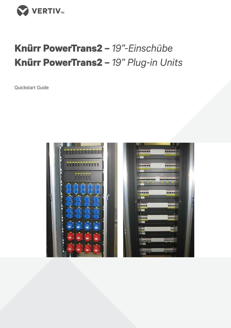 Vertiv Knurr PowerTrans2 quick start guide