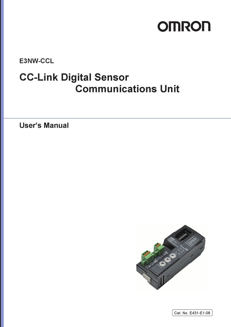 Omron E3NW-CCL user manual