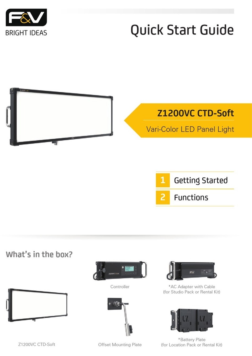 F&V Z1200VC CTD-Soft User manual