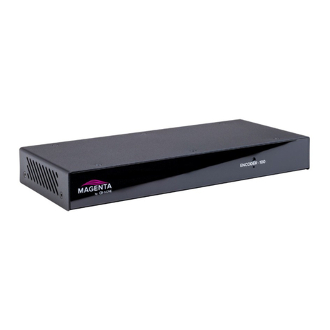 TV One Magenta Encoder-100 User manual