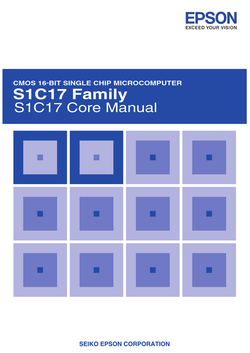 Seiko Epson S1C17 Series manual