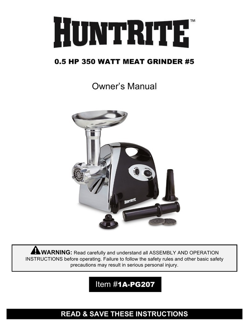HuntRite 1A-PG207 owner's manual