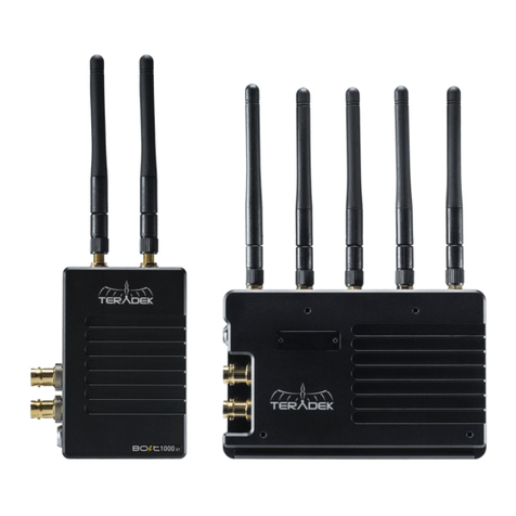 Teradek Bolt 1000 XT TX quick start guide