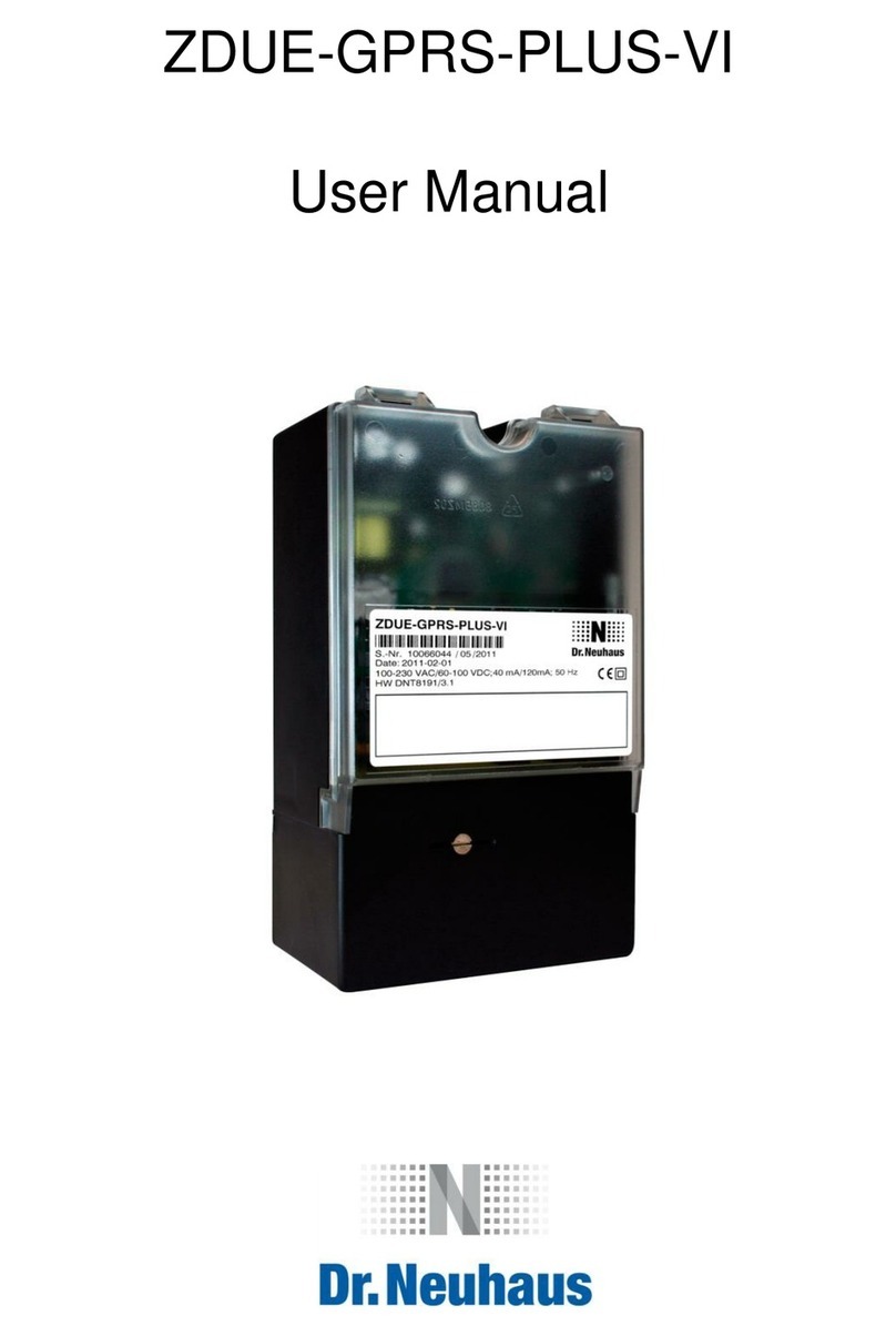 SAGEMCOM Dr. Neuhaus ZDUE-GPRS-PLUS-VI user manual