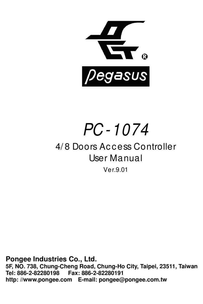 Pongee Industries Pegasus PC-1074 user manual