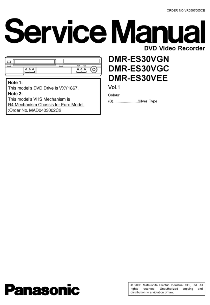 Panasonic DMR-ES30VGN Service manual