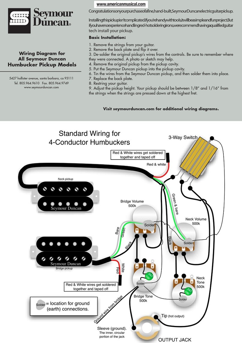Duncan SH18 User manual