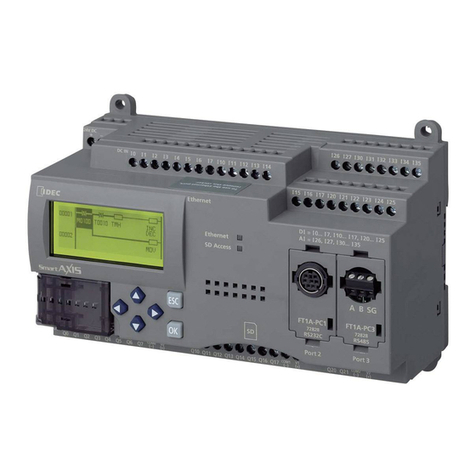 IDEC SmartAXIS Touch FT1A Series user manual IDEC SmartAXIS Touch FT1A Series user manual