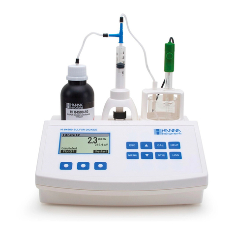 Hanna Instruments HI 84500 User manual