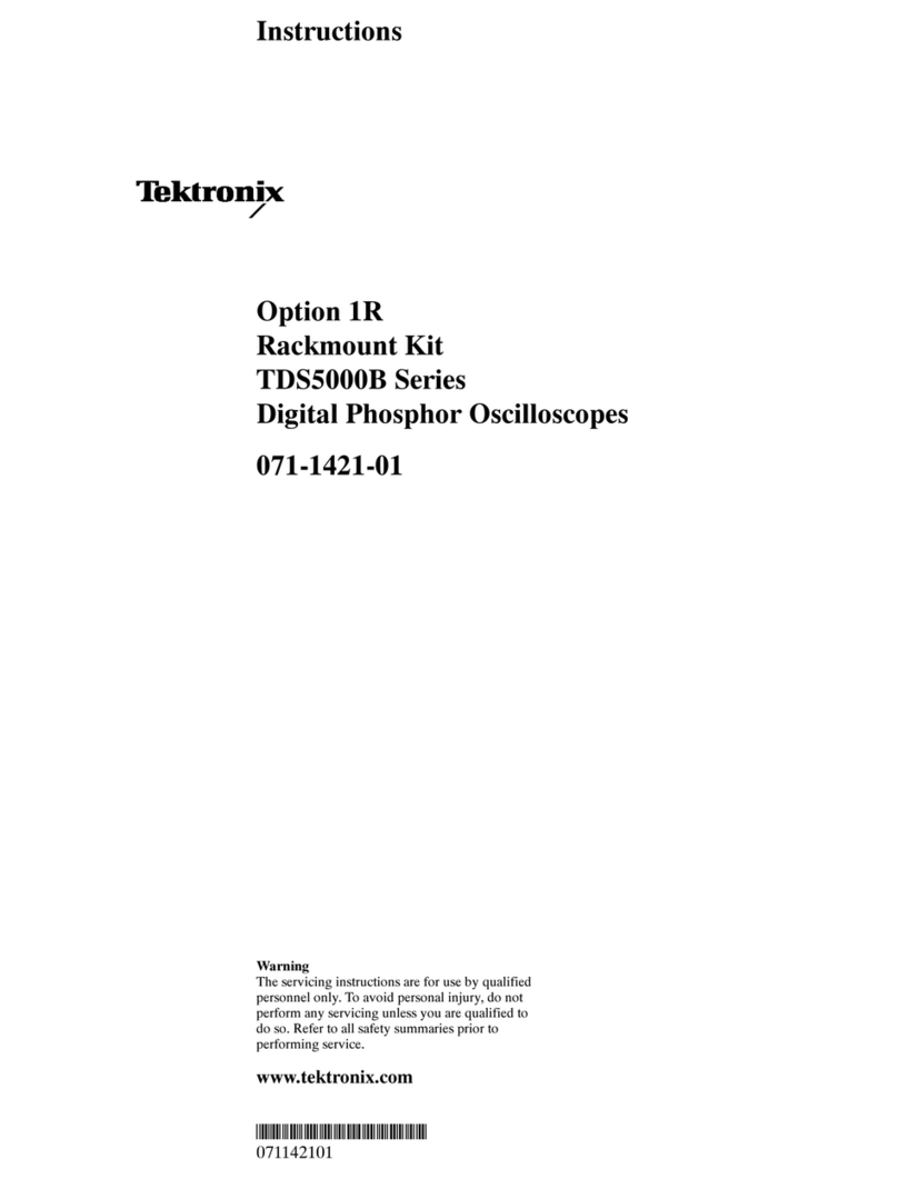 Tektronix TDS5000B Series User manual