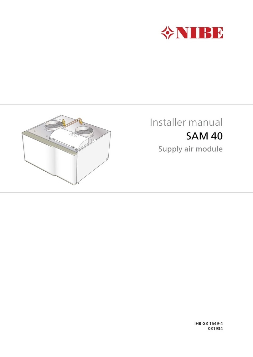 Nibe SAM 40 Installer manual Nibe SAM 40 Installer manual