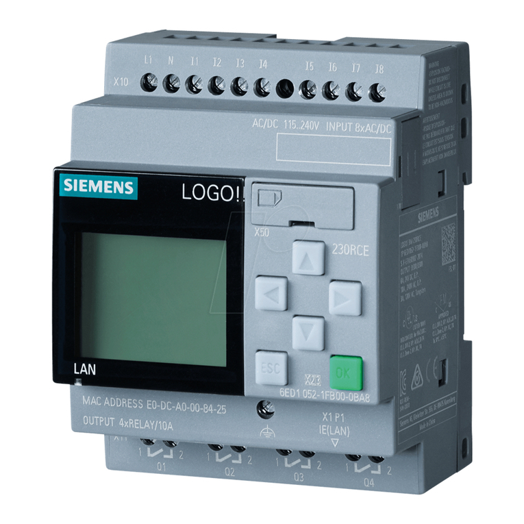 Siemens LOGO! 8 manual