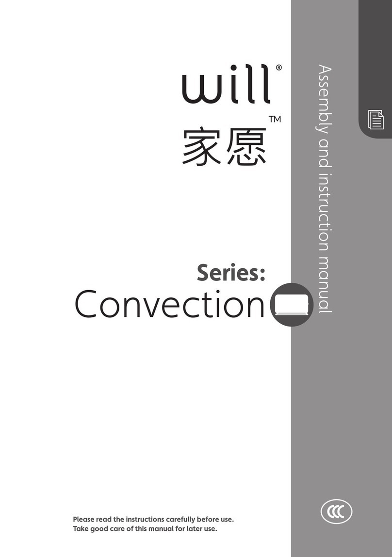 WILL Convection Series Assembly and instruction manual