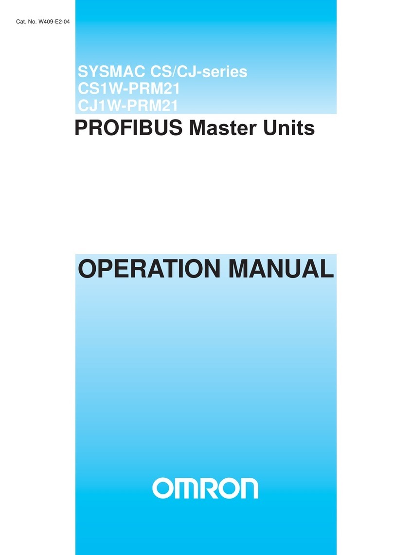 Omron SYSMAC CS Series Operation manual