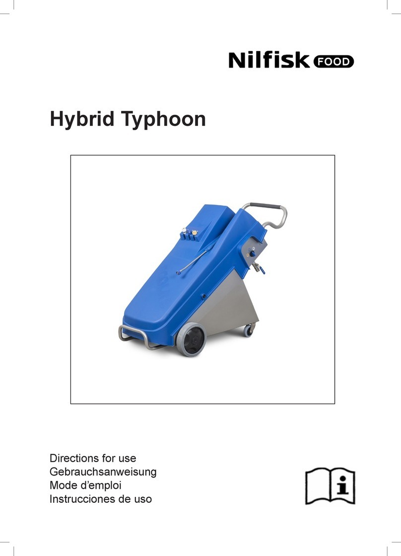 Nilfisk-Advance Hybrid Typhoon Directions for use