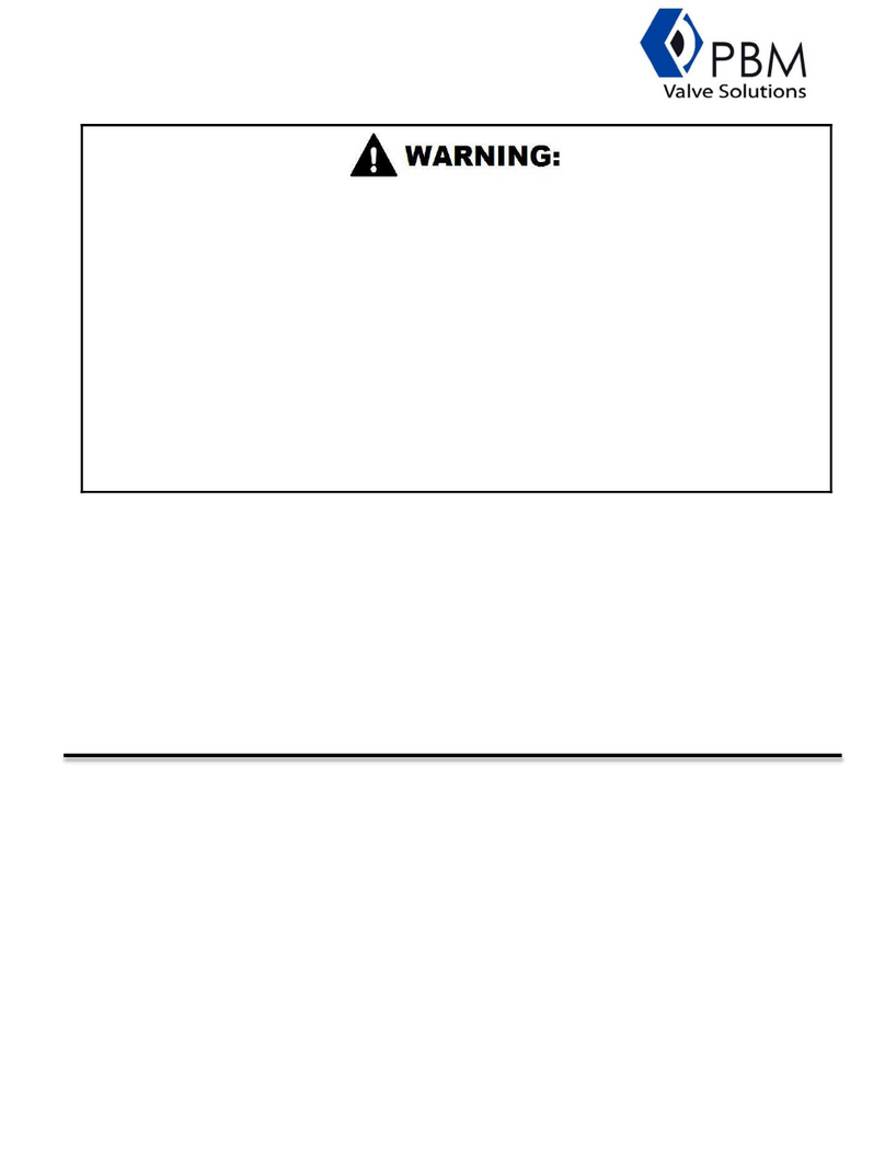 PBM PAVBL Series Operation and maintenance instructions