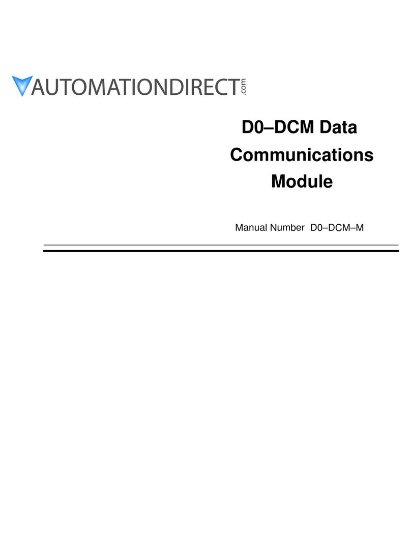 AutomationDirect D0-DCM manual