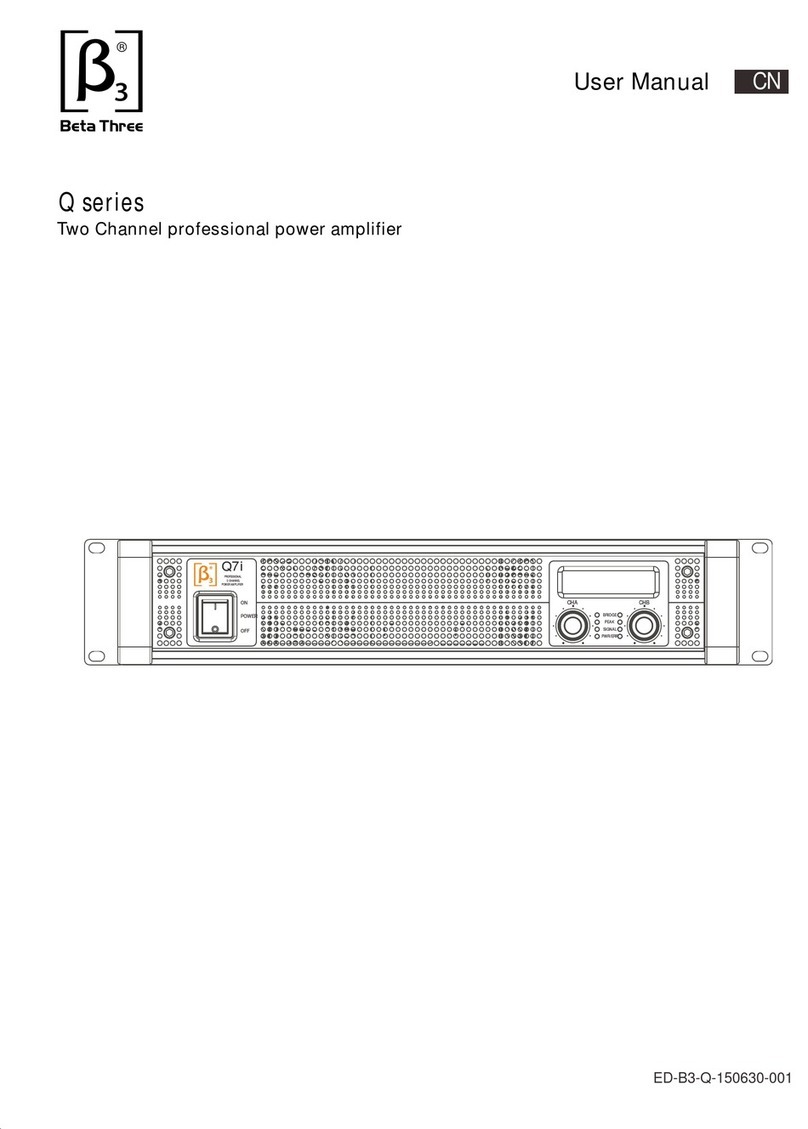Beta Three Q series user manual