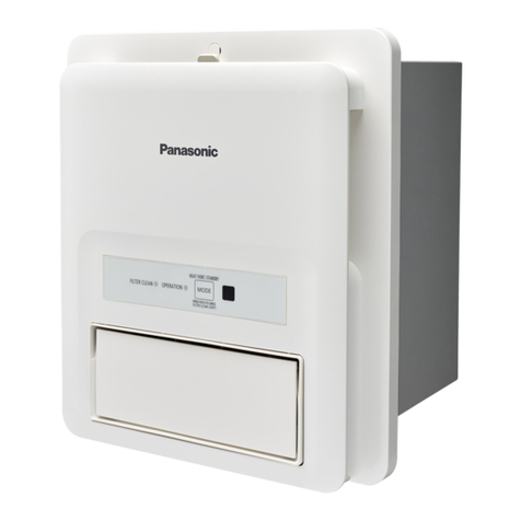 Panasonic FV-30BW2H User manual
