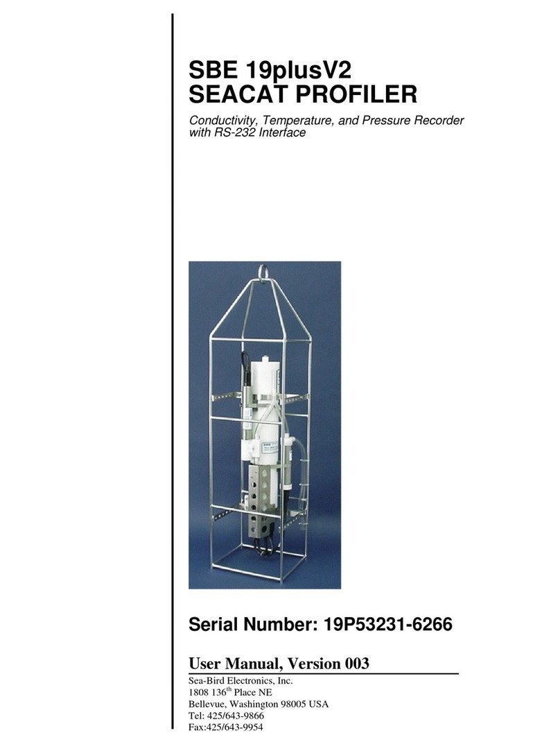 Sea-Bird Electronics SBE 19plusV2 user manual