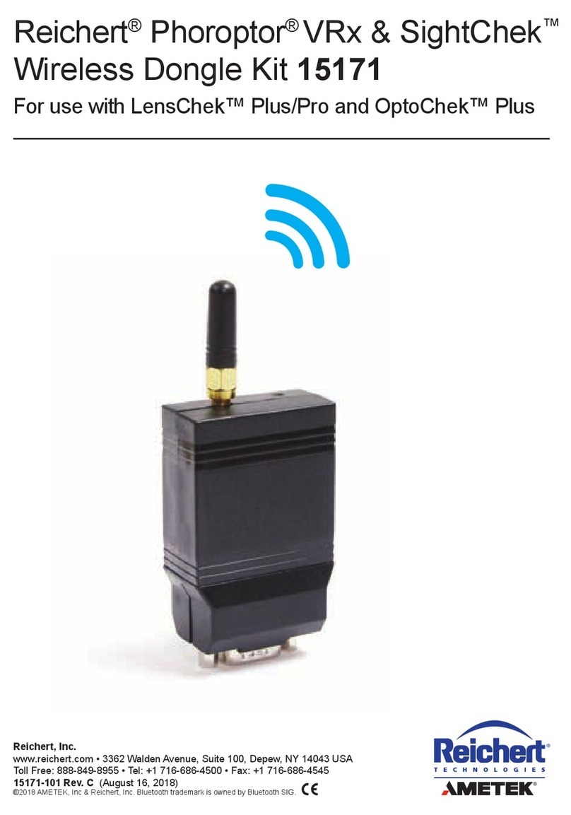 Reichert 15171 quick start guide