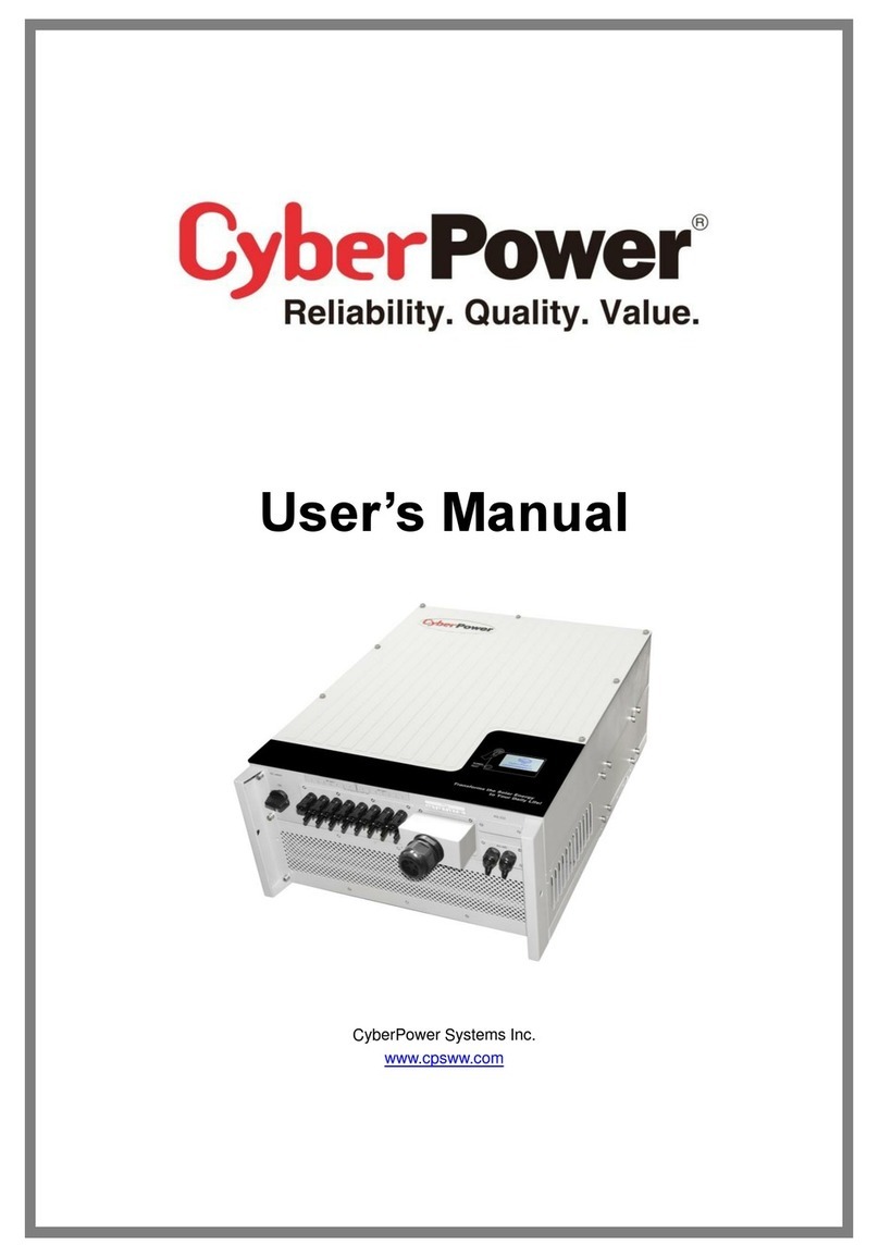Cyber Power Mini Central CPSPV40000ETL Series user manual