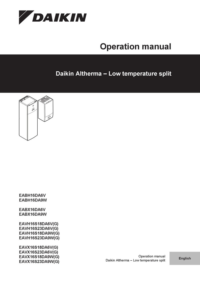 Daikin Altherma EABH16DA6V User manual