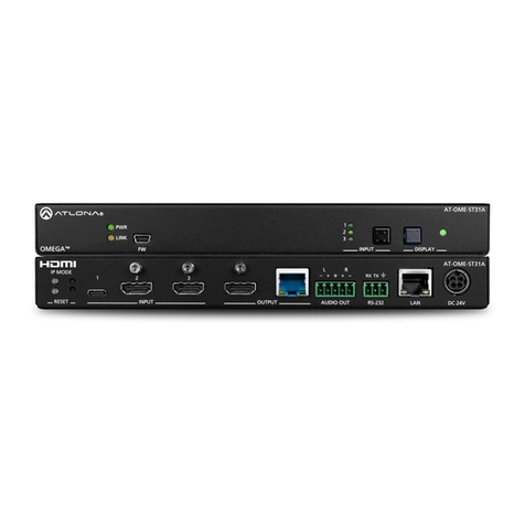 Atlona Omega AT-OME-ST31A User manual