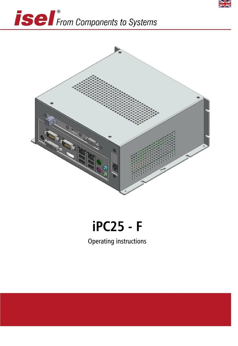Isel iPC25-F operating instructions