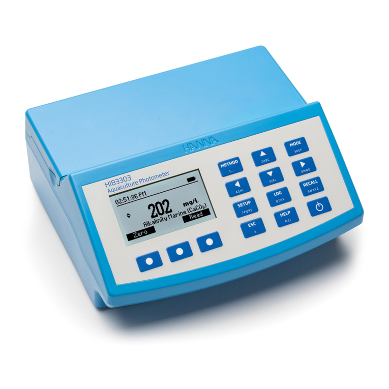 Hanna Instruments HI83303 User manual Hanna Instruments HI83303 User manual