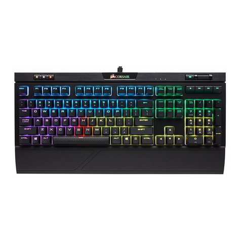 Corsair STRAFE RGB MK.2 User manual