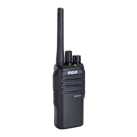 RCA Prodigi RDR1520 Series User manual